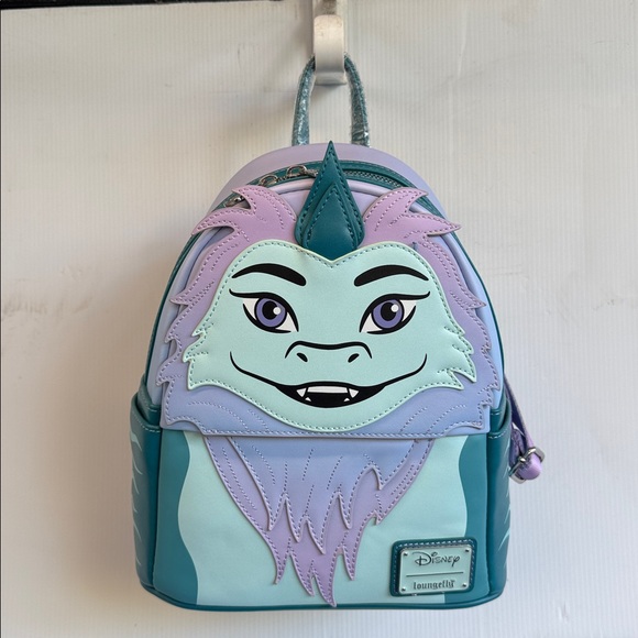 BRAND NEW Loungefly Disney Raya & the Last Dragon Sisu Mini Backpack Purse Bag - Picture 2 of 7
